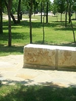 Limestone Bench