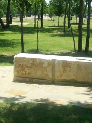 Limestone Bench