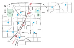 Mosquito Testing Sites Map