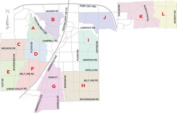 Spray Zones Map