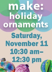 Holiday ornaments program graphic