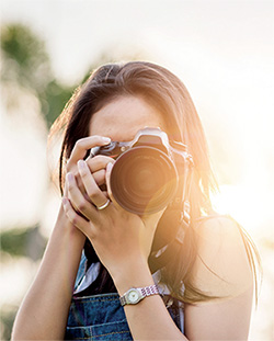 image of a photographer taking a picture