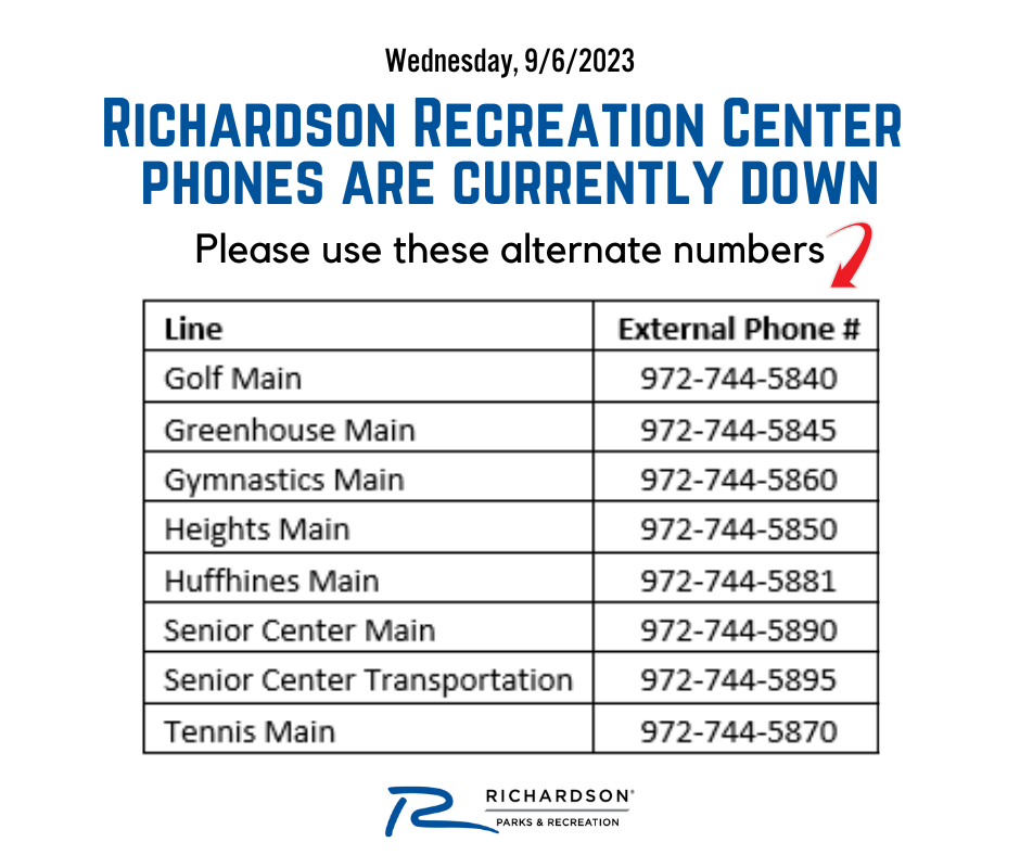 Rec Ctr phones down 9-6-2023