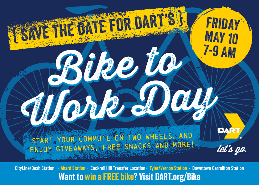 Bike to Work FY24 - Save The Date - Digital Flyer ENG