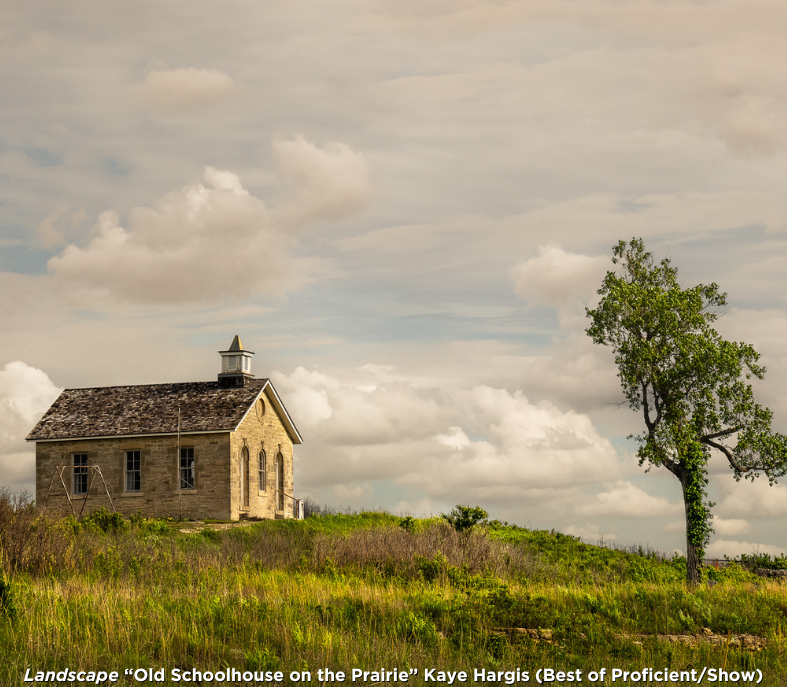 Best of Proficient_ Kaye Hargis Hargis-Kaye-Proficient-Landscape-Old Shoolhouse on the Pairie