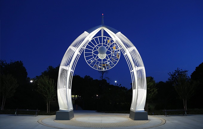 Heights Park "Rocket" sculpture